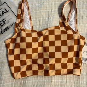 Livy and Kate checkered bikini too